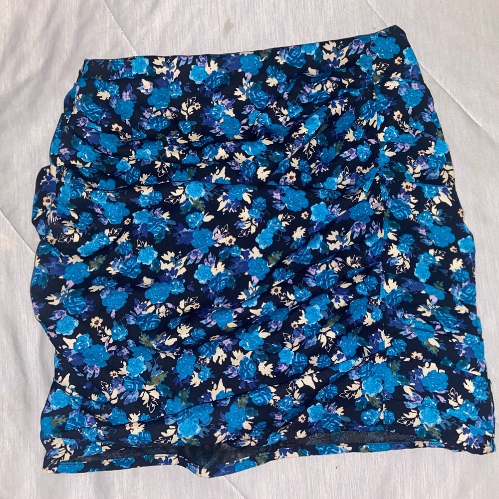 Zara Floral Mini Skirt